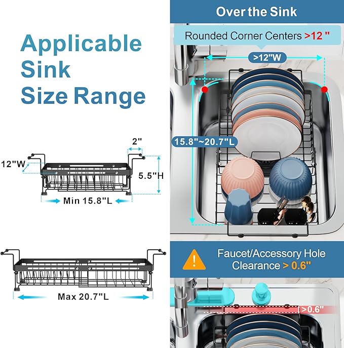 iSPECLE Expandable Dish Drying Rack - Image 2