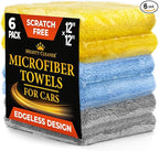 Super Soft Microfiber Towels for Cars by MightyCleaner