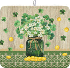 St Patricks Day Dish Drying Mat by Kawani