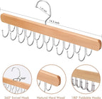 2 Pack Bra Hanger for Closet Organizer, Premium Wooden Tank Top Hangers - Image 3