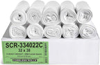 Aluf Plastics 33 Gallon 22 Micron Premium Clear Trash Bags by AlufPlastics