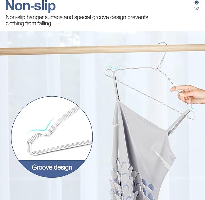 SPECILITE Metal Wire Hangers 100 Pack, Bulk - Image 4