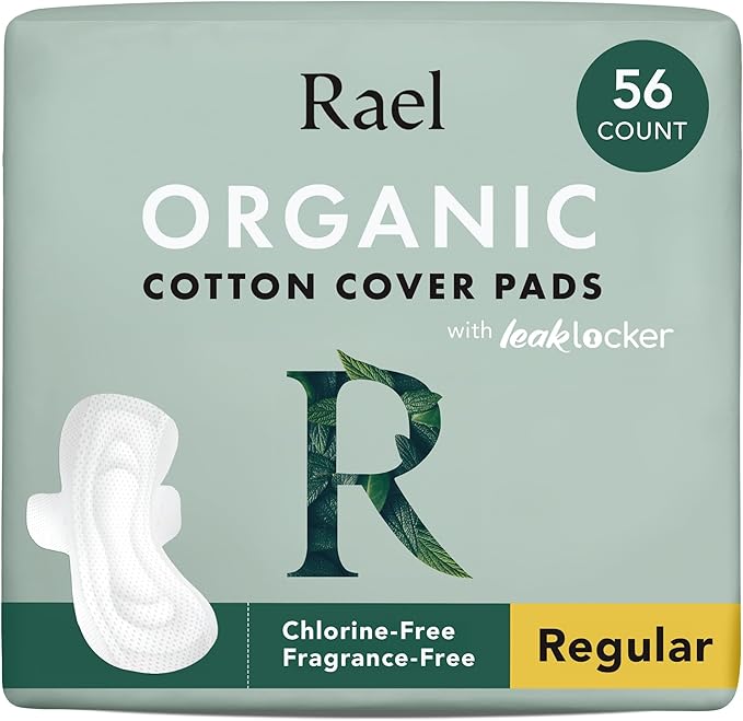 Rael Pads for Women, Organic Cotton Cover by Rael