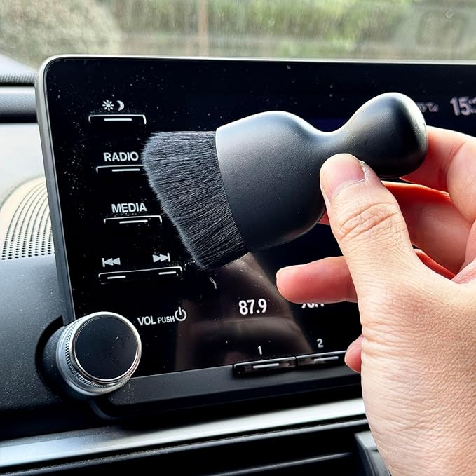 Car Detailing Brush, Soft Bristle Cleaning Brush, Scratch-Free Auto Duster Tool - Image 8