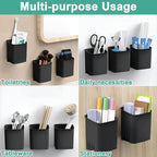 2 Packs Wall Mounted Toothbrush Holders, Self Adhesive Bathroom Toothbrush Wall - Image 4