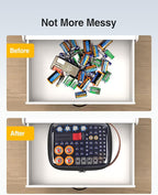 Luxtude Battery Organizer Storage Case - Image 5