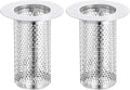 uxcell 2 Pack Shower Drain Strainer, 3.1" x 2.2" Stainless Steel Floor Drain by uxcell