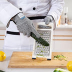 Dowellife 3 Pairs Cut Resistant Gloves Food Grade Level 5 Protection, Safety - Image 5