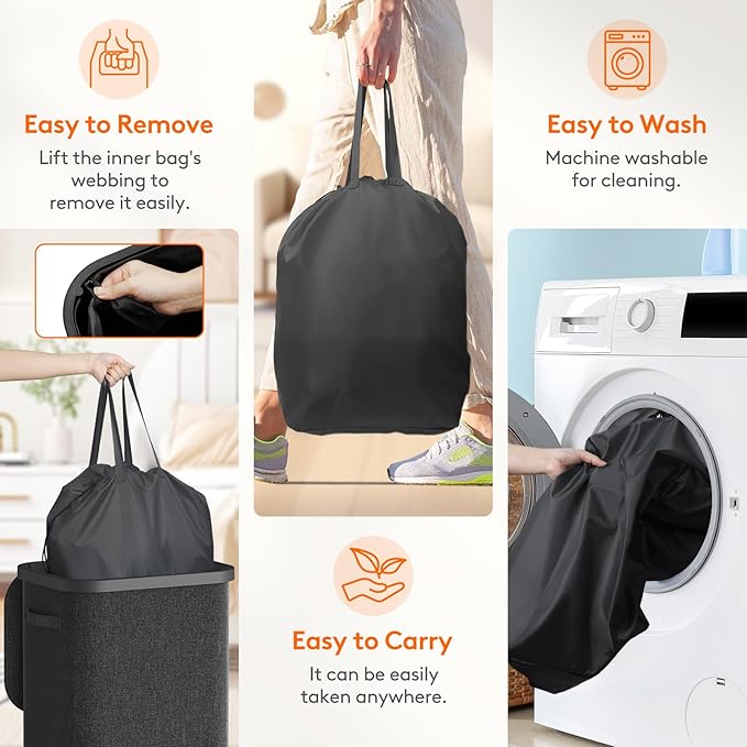 Lifewit 85L Large Laundry Basket - Image 3
