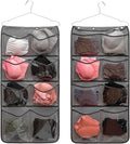 Dual Sided Hanging Closet Organizer Durable Socks Stocking Clothes Bra by ANIZER