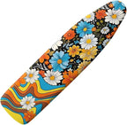 Hippie Floral Ironing Board Cover by Tongluoye