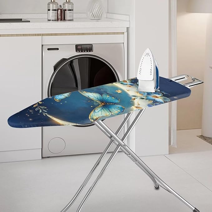 Butterfly Flower Ironing Board Cover and Padding 15 x 54 Non-Slip Ironing Board - Image 2