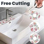 Pink Red Rose Roses Floral Flower Kitchen Sink Splash Guard Faucet Mat Super - Image 3