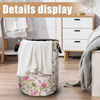 Bunny Rabbit Laundry Basket, Foldable Rabbit Flower Laundry Hamper Tote Bag - Image 6