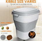 28-30Lbs Dog Food Storage Container, Collapsible Dog Food Container - Image 2