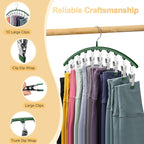 Legging Organizer for Closet, Metal Yoga Pants Hangers 4 Pack w/10 Clips Holds - Image 8