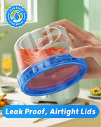 12 Pack-17oz Freezer Storage Containers, Plastic Food Storage Containers - Image 5