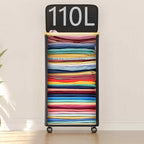 SUOCO Laundry Hamper on Wheels 100L, Clothes Basket - Image 3