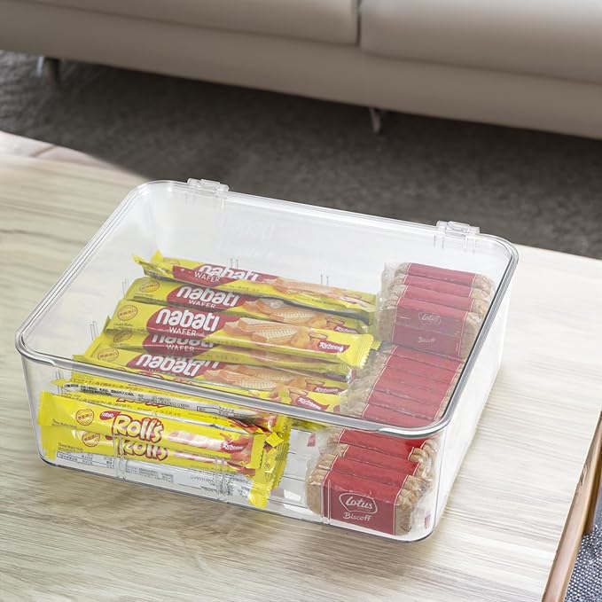 Clear Storage Container Drawer Organzier Dividers, Removable Divided Plastic - Image 5
