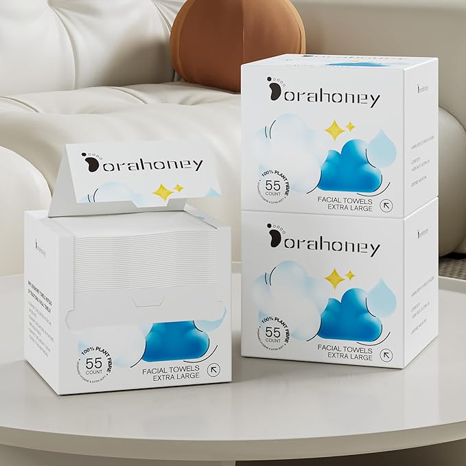 Disposable Face Towels, Ultra Soft Facial Towels - Image 7