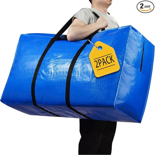 194 Gallon Extra Large Storage Bags, Zippered Outdoor Cushion Furniture Storage by HAPPY+CHEERS
