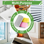 4-Pack Damp Clean Duster Sponge, Damp Dusting Sponge, Duster Baseboard Cleaner - Image 5