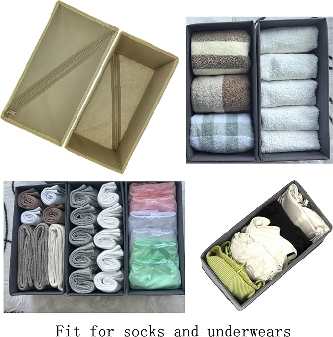 Sock Drawer Organizer 3 Pack - Image 4