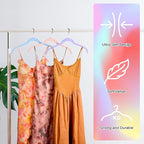 30 Pack Velvet Hangers Multicolor Set – Non-Slip Slim Flocked Clothes Hangers - Image 4