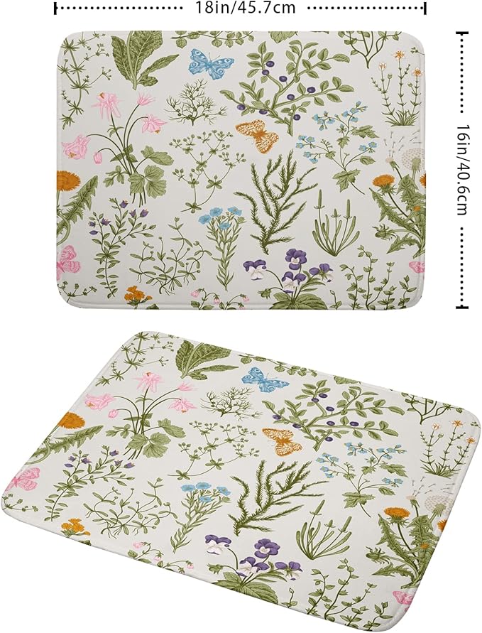 Kawani Wild Flowers Plant Dish Drying Mats - Image 2