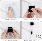 2 PCS Toothbrush Holder Wall Mounted - Image 4