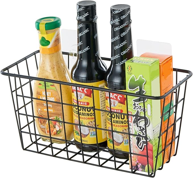 2 Pack Hanging Storage Basket, Bathroom Basket, Household Goods, - Image 8