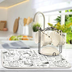Coffee Cups Print Dish Drying Mat - Image 5
