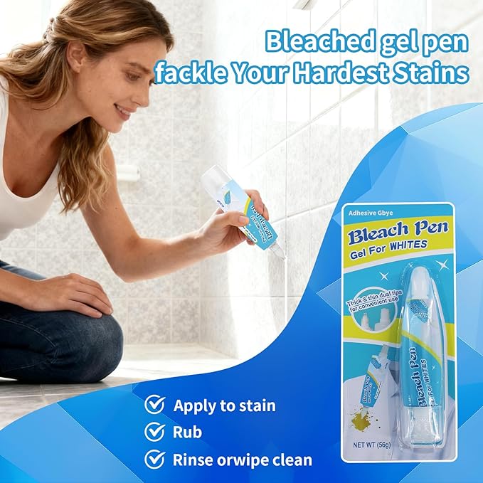 Bleach Pen, Bleach Pen For Clothing, Stain Remover Pen, Instant Travel Stain - Image 9