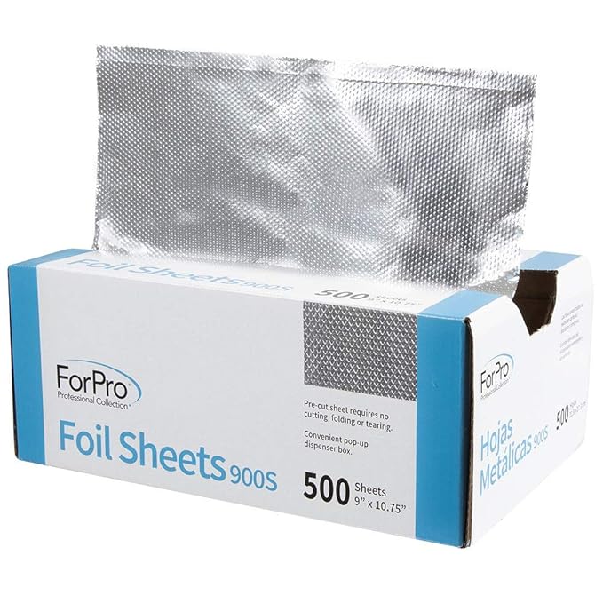 ForPro Professional Collection Embossed Foil Sheets 900S, Aluminum Foil by ForProProfessionalCollection