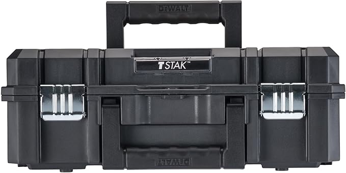 DEWALT TSTAK II Tool Box, Flat Top Tool Storage Case, Organizer Box Holds Up To - Image 4