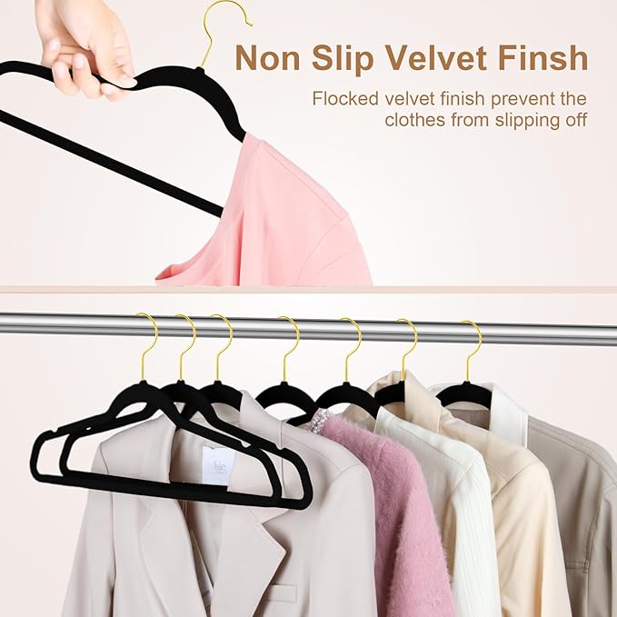 TIMMY 36-Pack Velvet Hangers - Image 5