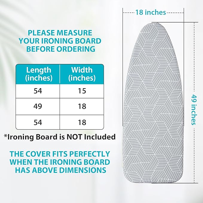 Seiritex Wide Ironing Board Cover - Image 7