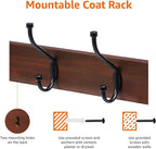 Amazon Basics Rectangular Farmhouse Wall-Mounted Coat Rack - Image 2