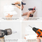 Electric Toothbrush Holder Wall Mounted, Electric Toothbrush Cord Organizer - Image 3
