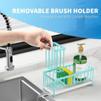 Cisily Sponge Holder for Kitchen Sink, Sink Caddy Organizer - Image 4