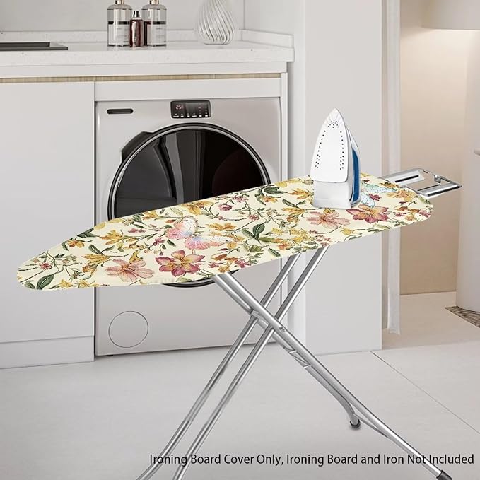 Butterfly Daisy Flower Ironing Board Pad and Cover Durable Thick Daisy Ironing - Image 2