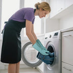 Bamllum 4 Pairs Rubber Dishwashing Gloves - Image 6