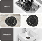 Hair Catcher Shower Drain Cover Bathtub Silicone Hair Catcher Stopper Drain - Image 7