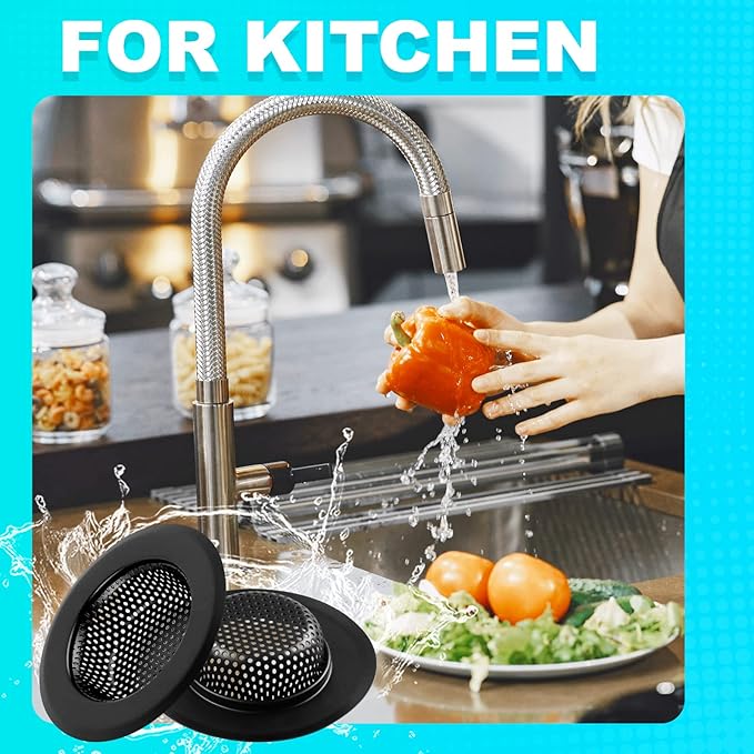 Sink Drain Strainer, Suitable for Most Sink Drains, Anti Clogging - Image 7