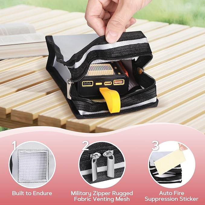 Fire Retardant Lithium Battery Bag Fire Proof - Image 9