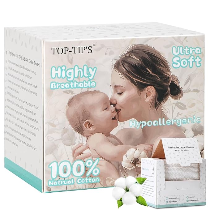 100% Pure Cotton Disposable Face Towel, Soft & Skin Friendly Face Towelettes by Cottonmanufacturersince1993