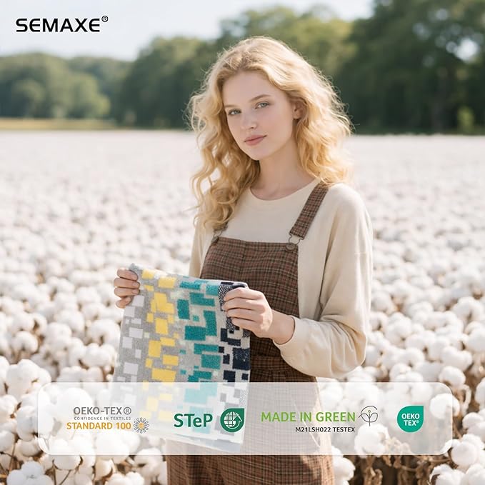 SEMAXE Hand Towels for Bathroom, 100% Cotton Towels - Image 4