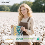 SEMAXE Hand Towels for Bathroom, 100% Cotton Towels - Image 4