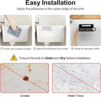 GSlife Expandable Dish Drying Rack and Sponge Holder Set, 2 Piece Large - Image 8