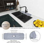 Upgraded Version Silicone Faucet Mat, Kingmall Kitchen Faucet Mat Silicone - Image 4